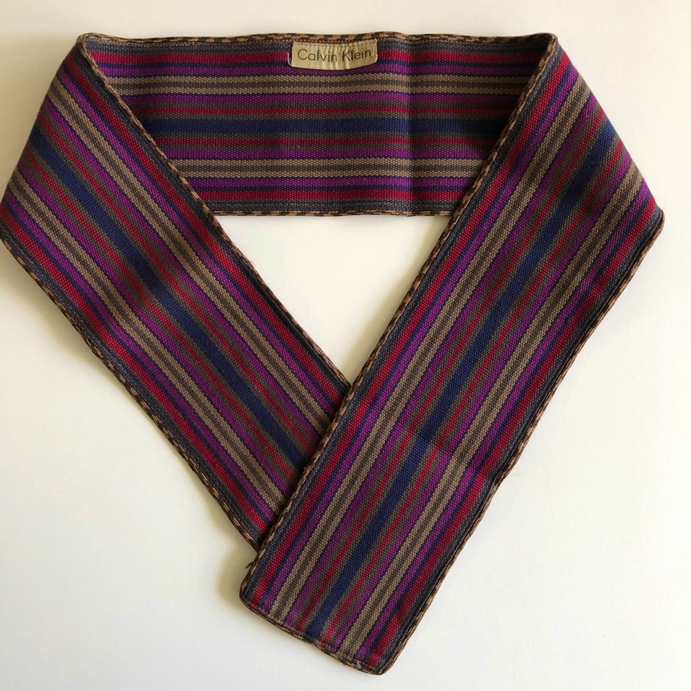 Calvin Klein Vintage Woven Cotton Sash Belt